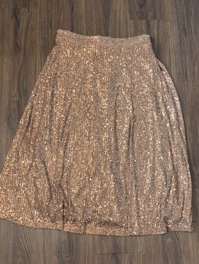 Bronze Sequin Skirt